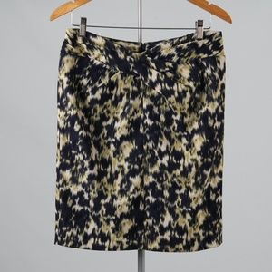 MICHAEL KORS – Abstract Ikat Print Pencil Skirt